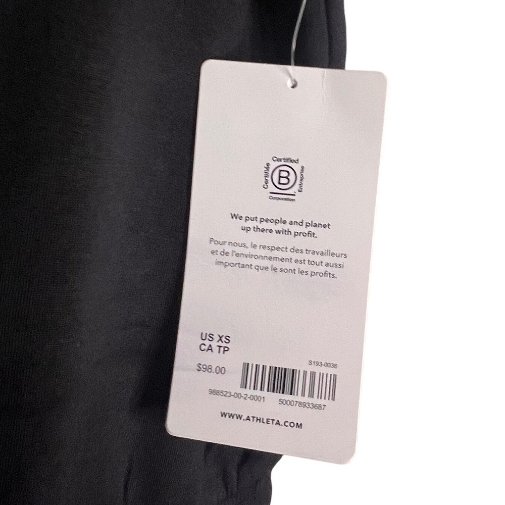 Athleta Balance Soft Tencel Black Sleeveless Jumpsuit XS NWT $98 - Picture 6 of 7